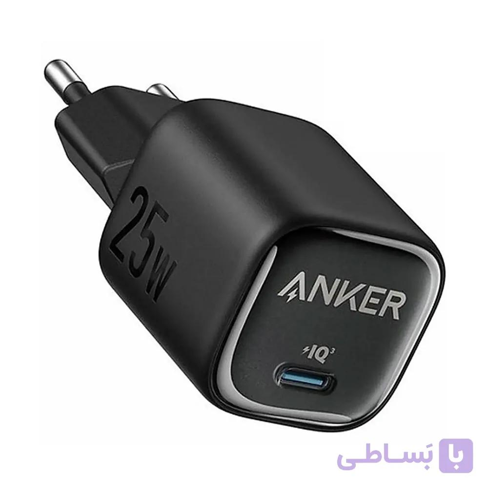 شارژر دیواری 25 وات انکر Anker مدل A2656 تایپ سی — تصویر 1