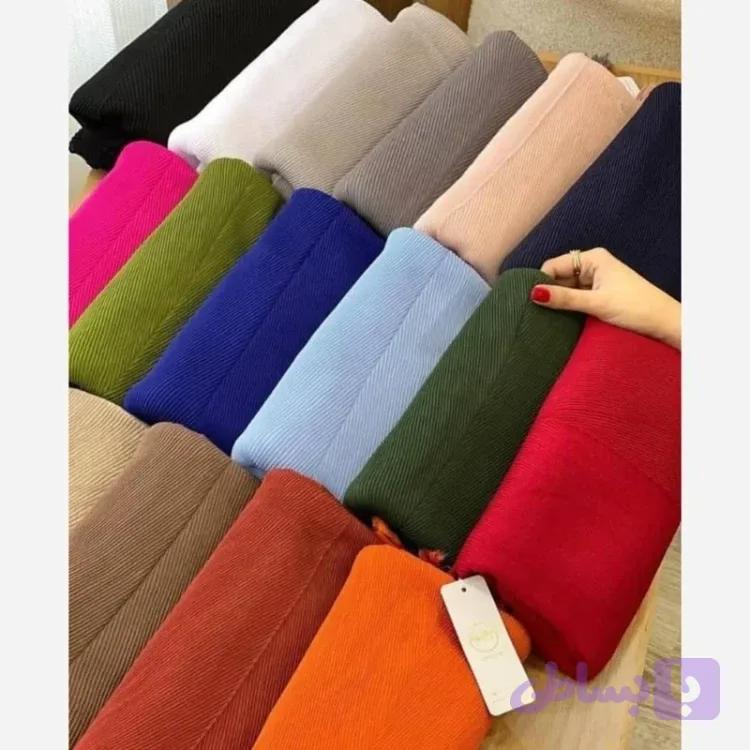 شال پلیسه خوش رنگ تیغ ماهی وارداتی(اقساطی) — تصویر 1