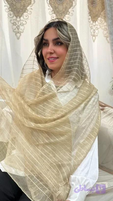 شال ویسکوز راه راه(اقساطی) — تصویر 1