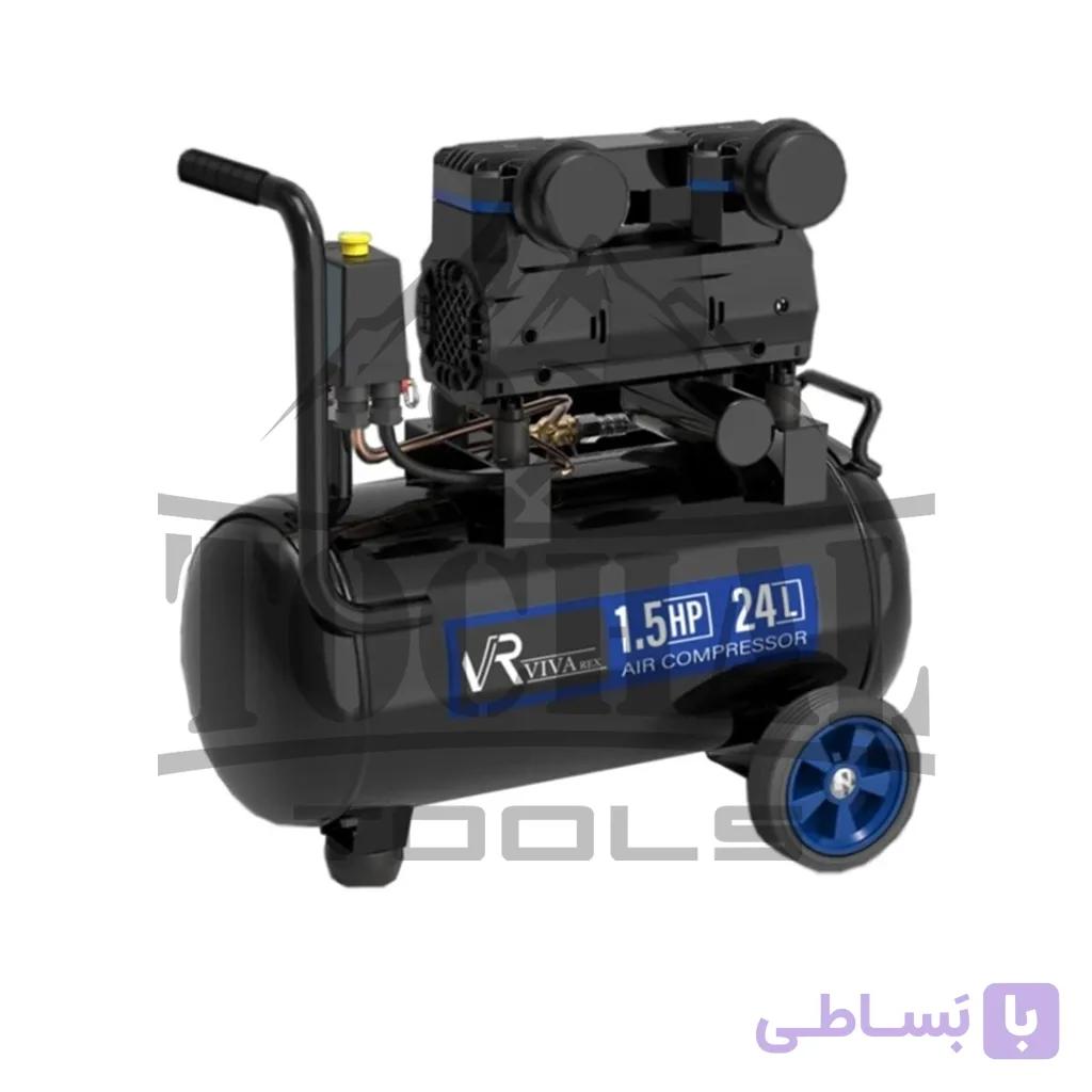 کمپرسور باد موتور توربو 24 لیتری بی صدا ویوارکس مدل VR2415-SS — تصویر 1