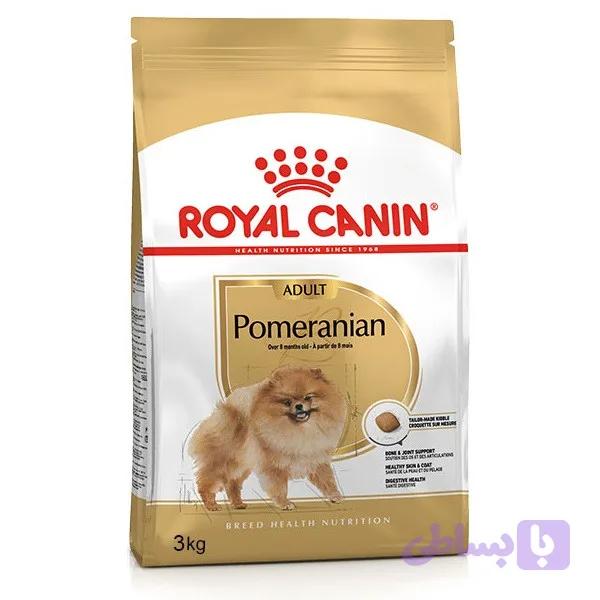 غذا خشک سگ پامر ادالت رویال کنین وزن 3 کیلوگرم _ Royal Canin Pomeranian Adult