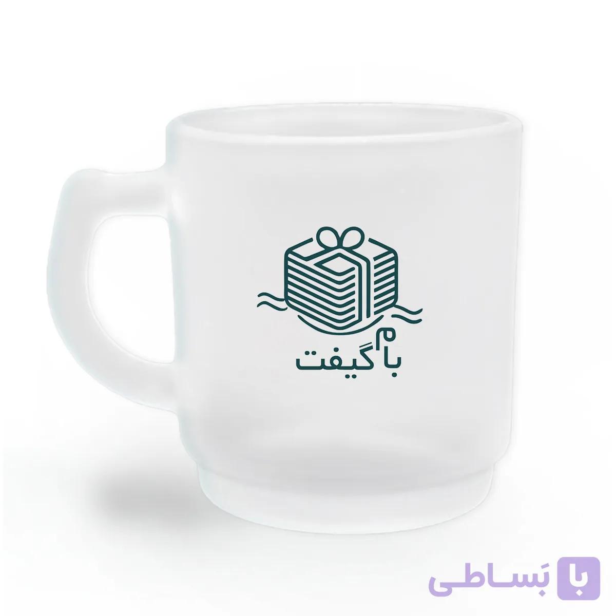 ماگ یخی مات 180 سی‌سی با دسته ارگونومیک – کد MI005