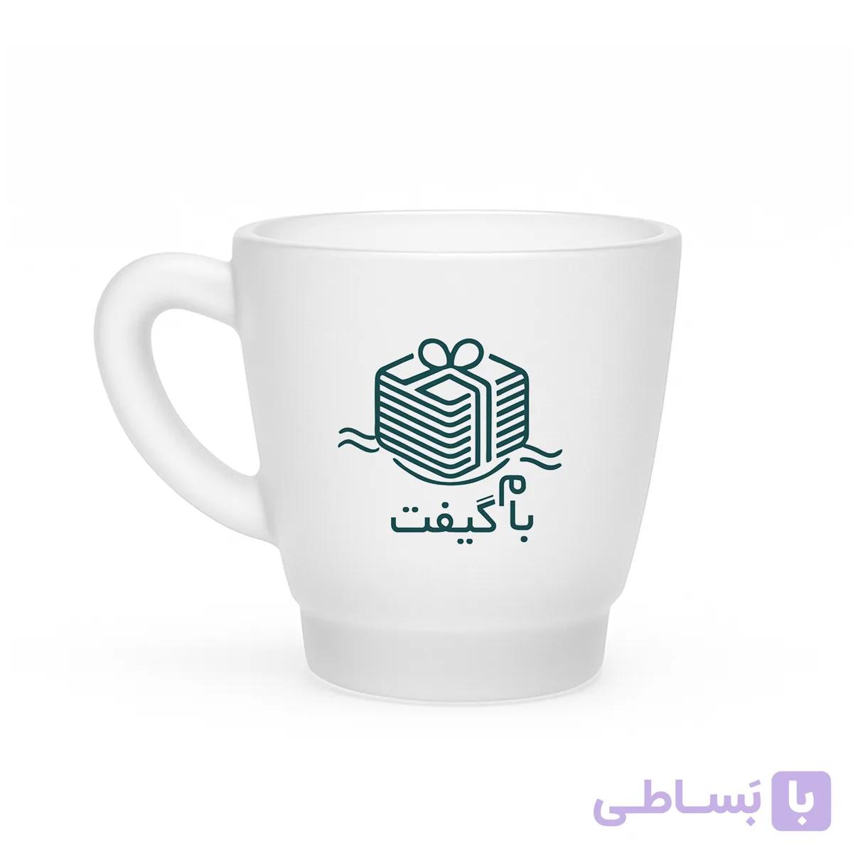 ماگ شیشه‌ای یخی کوچک ۵۵ سی‌سی – طراحی ساده | کد MI002