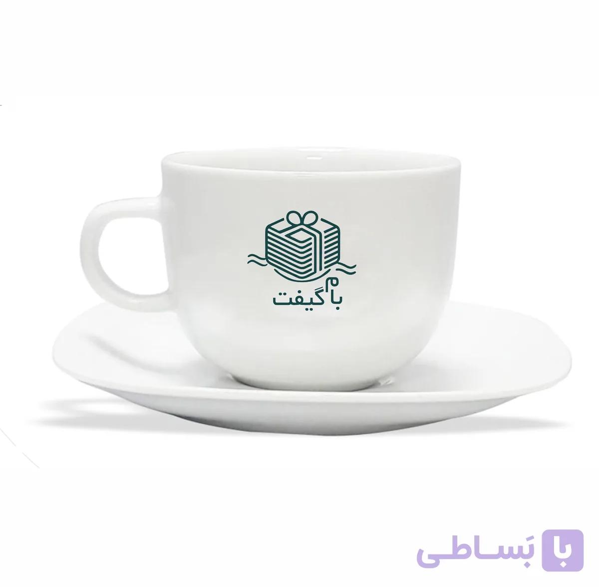ست فنجان و نعلبکی ۱۸۰ سی‌سی – مدل CC004