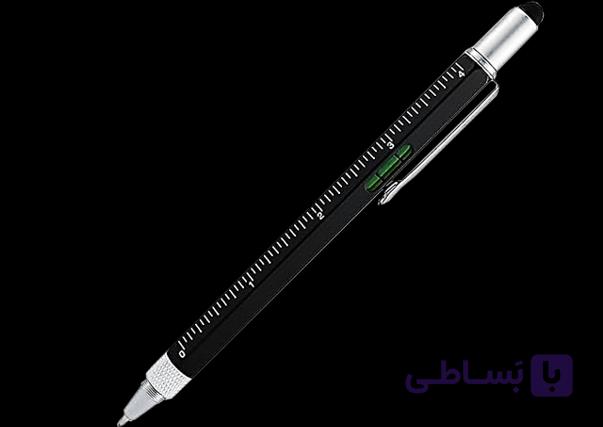خودکار مهندسی 6 کاره – خط‌کش، تراز، تاچ‌پن و پیچ‌گوشتی کد PME001