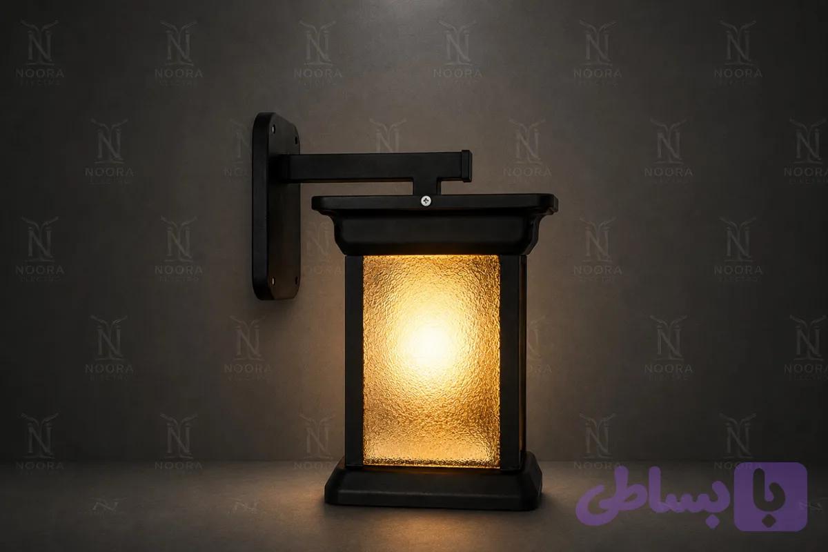چراغ محوطه حیاطی باغی روناک فلزی با کیفیت رنگکوره ای