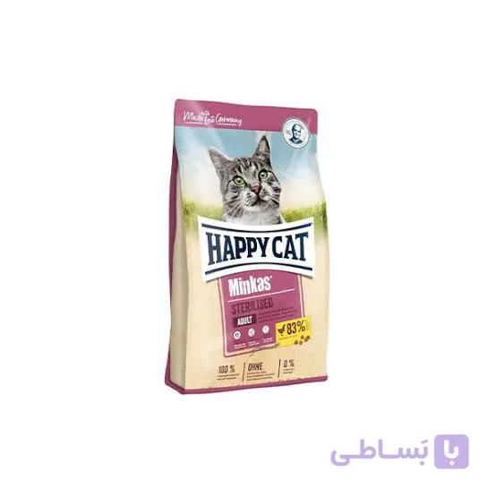 غذا خشک گربه عقیم هپی کت ۱ کیلوگرم(بسته بندی زیپ کیپ)