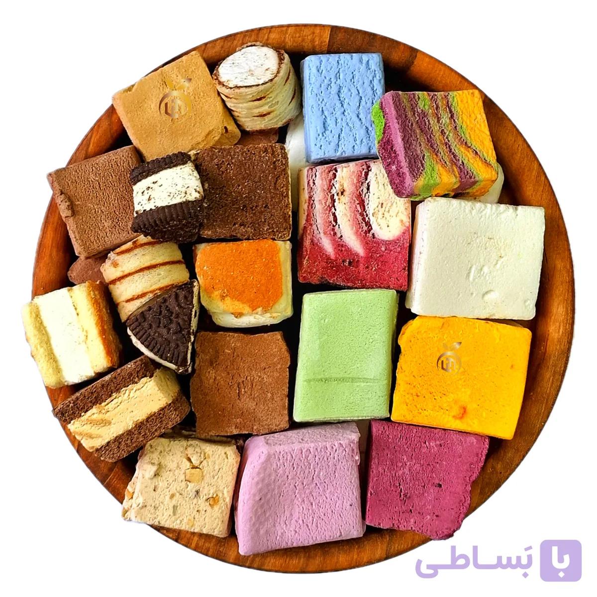 بستنی خشک مخلوط 20 طعم غول نانا