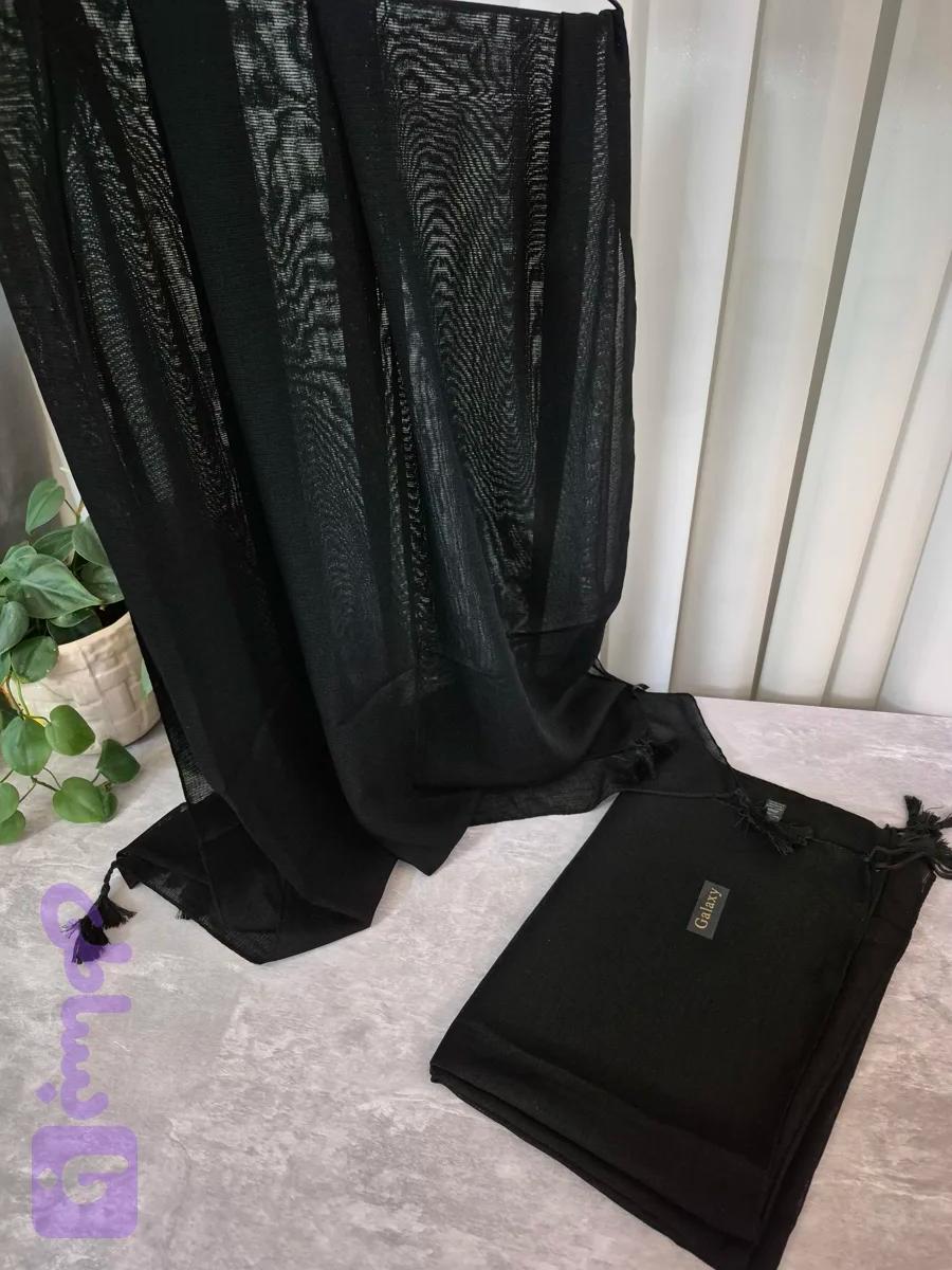 شال مشکی درجه یک گلکسی وارداتی