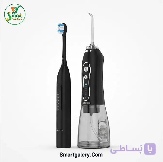 ست مسواک برقی و واتر فلاسر h2ofloss — تصویر 1