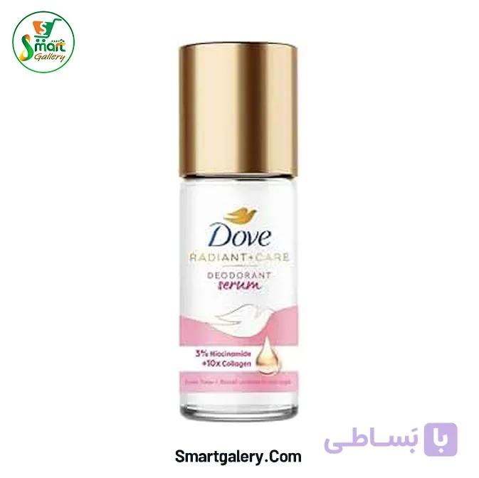 سرم بدن رول ضد تعریق کرمی داو (Dove) مدل Radiant+Care — تصویر 1