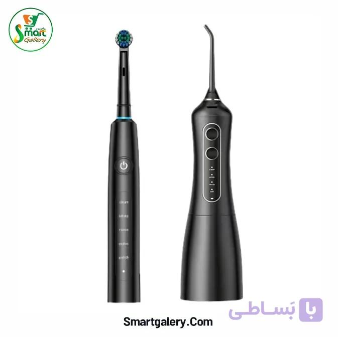پکیج مسواک برقی و واتر فلاسر هوشمند سینک (SENK) مدل 1001 — تصویر 1