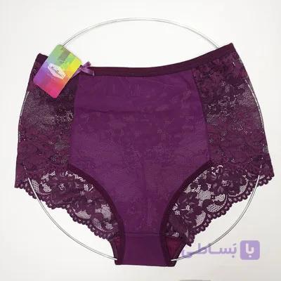 شورت زنانه گیپور ملک بانو فری‌سایز کرمی Malak Banoo