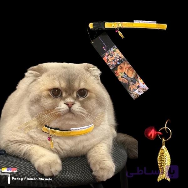 گردنبند گربه پنسی فلاور میراکل (Pansy Flower Miracle) کد Cas4 — تصویر 1