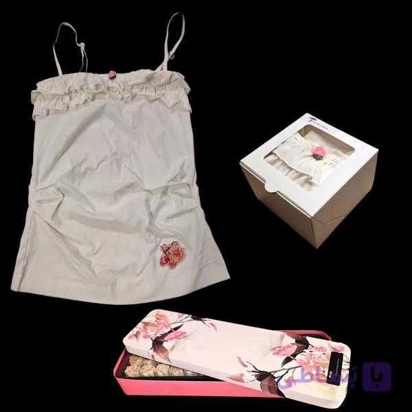 تاپ زنانه (Pansy Flower Miracle) مدل فاریا — تصویر 1
