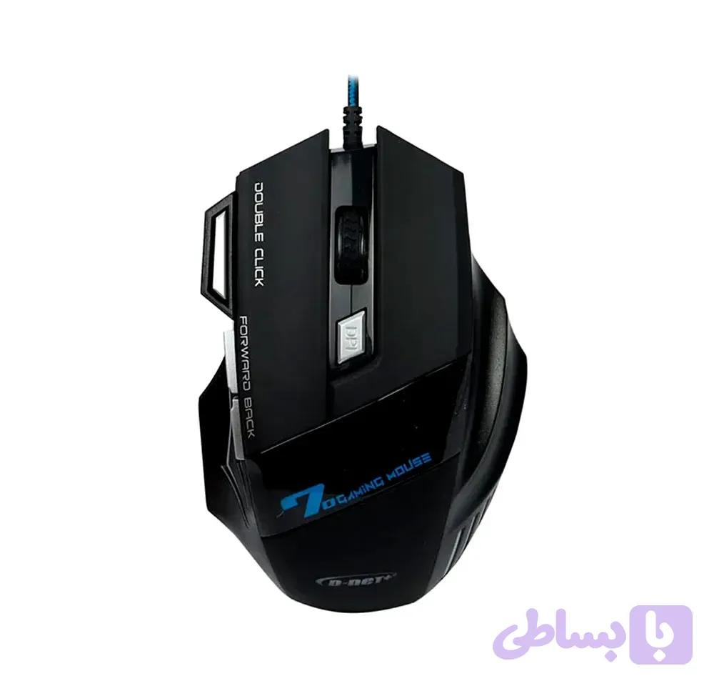 ماوس گیمینگ D-NET دی نت مدلX7 — تصویر 1