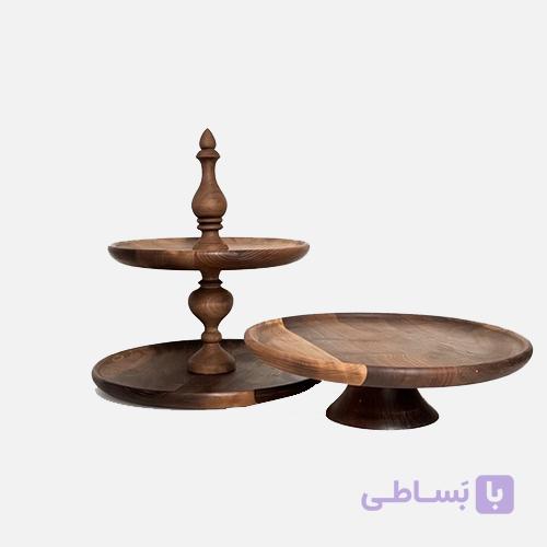 ست استند دوطبقه و شیرینی خوری — تصویر 1