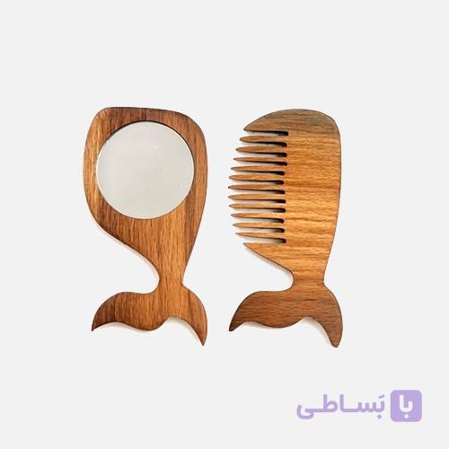 ست شانه و آینه دم نهنگ — تصویر 1