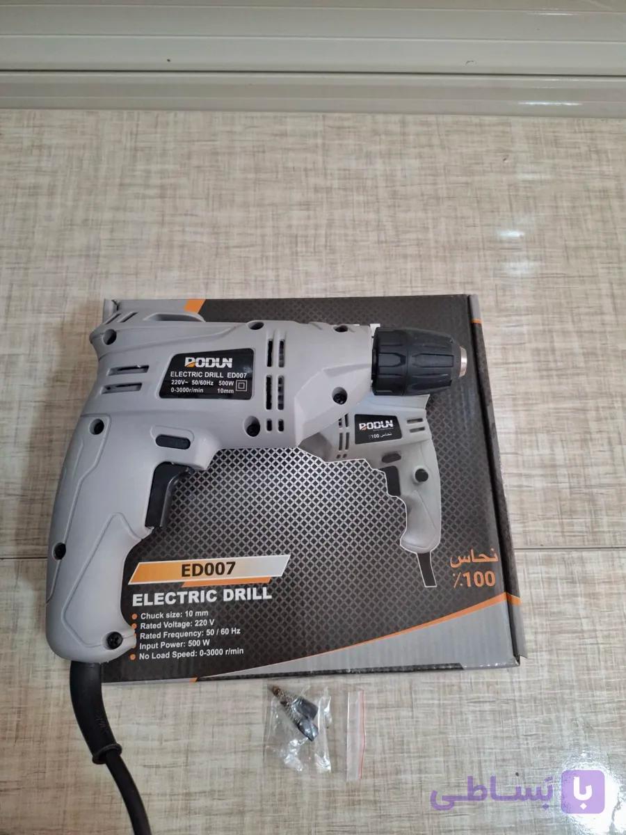 دریل برقی بودون با قدرت 500 وات سیم پیچ تمام مس و سه نظام اتومات — تصویر 1