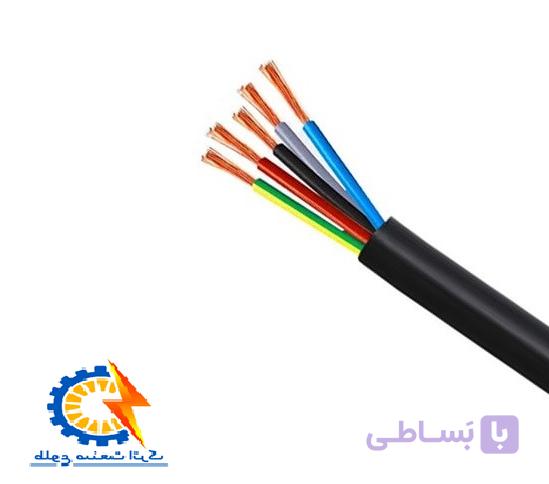 کابل گرد رشته ای 6*5