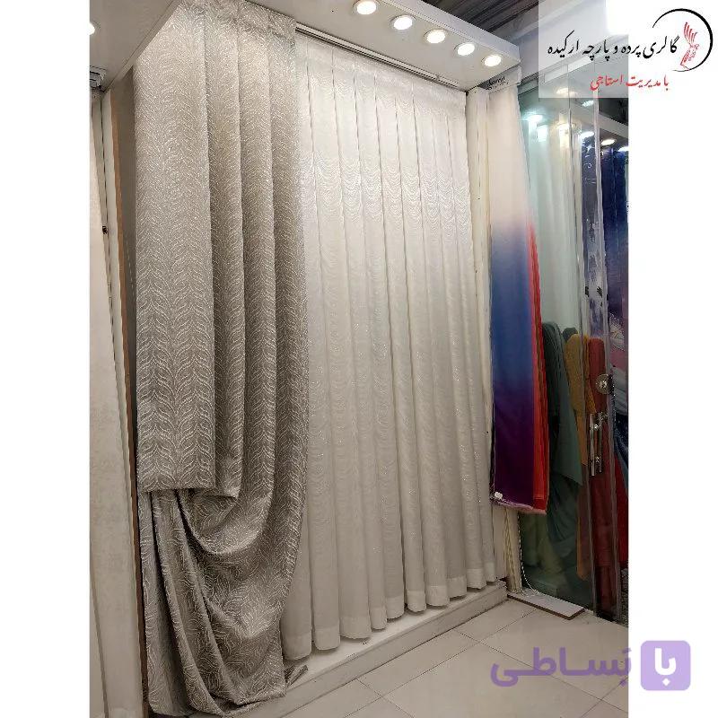 پرده ژاکارد سیم‌ دوزی شده — تصویر 1
