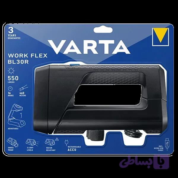 چراغ قوه حرفه ای وارتا مدل Work Flex BL30R — تصویر 1