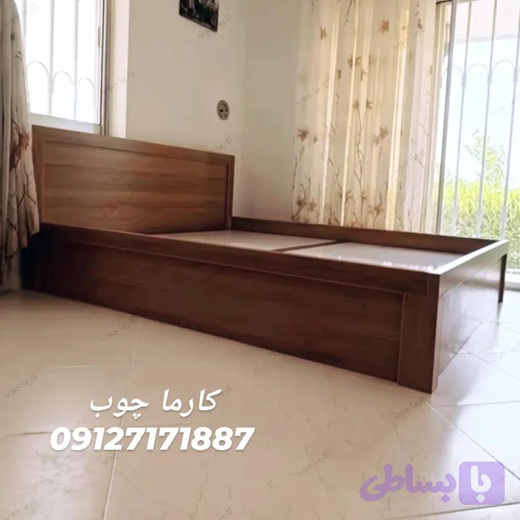 تخت لبه دوبل ساده — تصویر 1