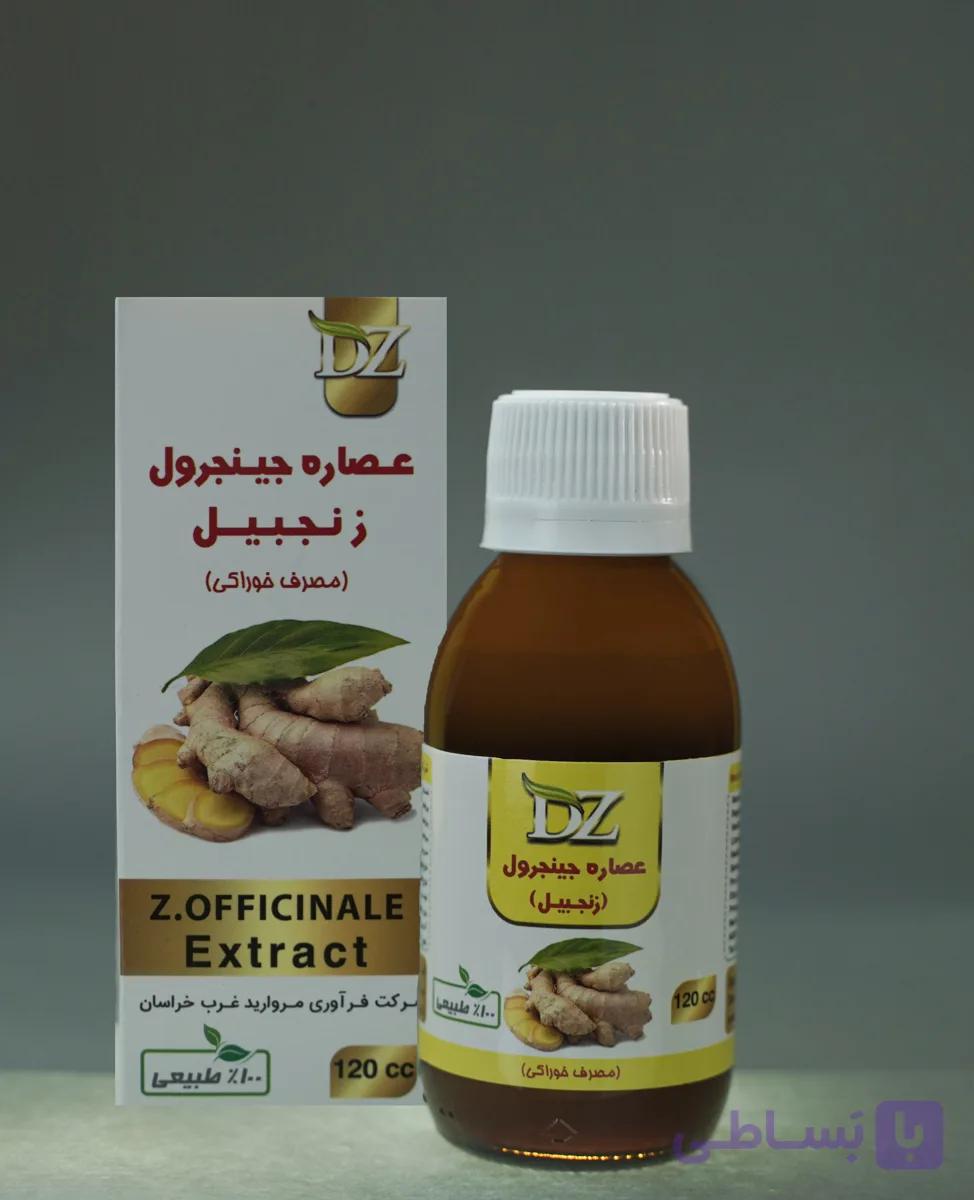 عصاره خوراکی جینجرول(زنجبیل) دکتر زرقانی(120 سی سی).DZ — تصویر 1
