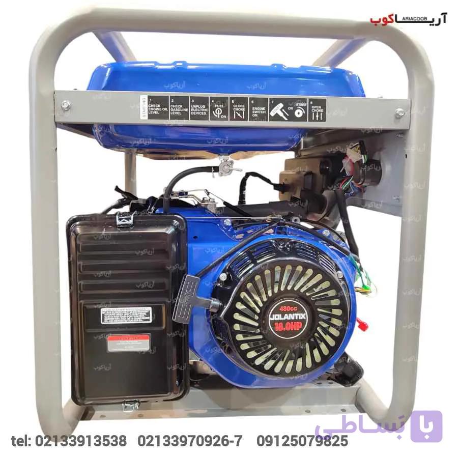 موتور برق بنزینی جولانتیکس 8.5 کیلووات مدل JOLANTIX JT10000E2 | استارتی و چرخ دار — تصویر 1