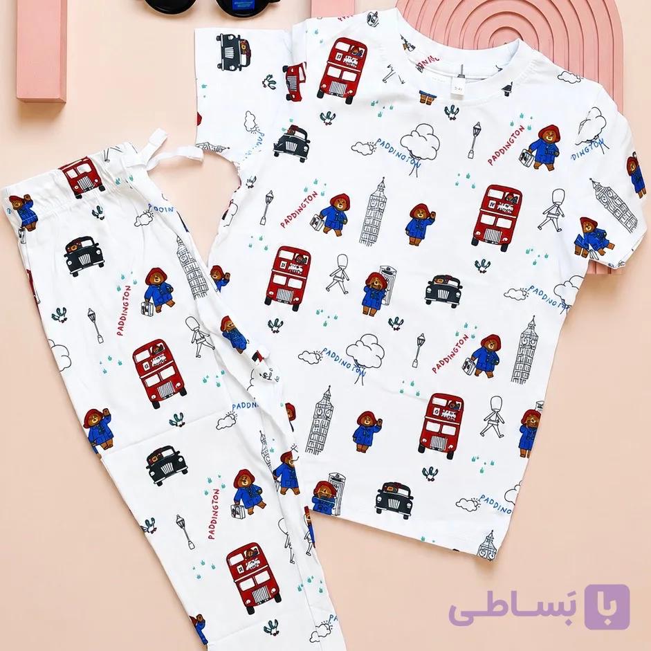 تیشرت شلوار نکست طرح اتوبوس کد 1207