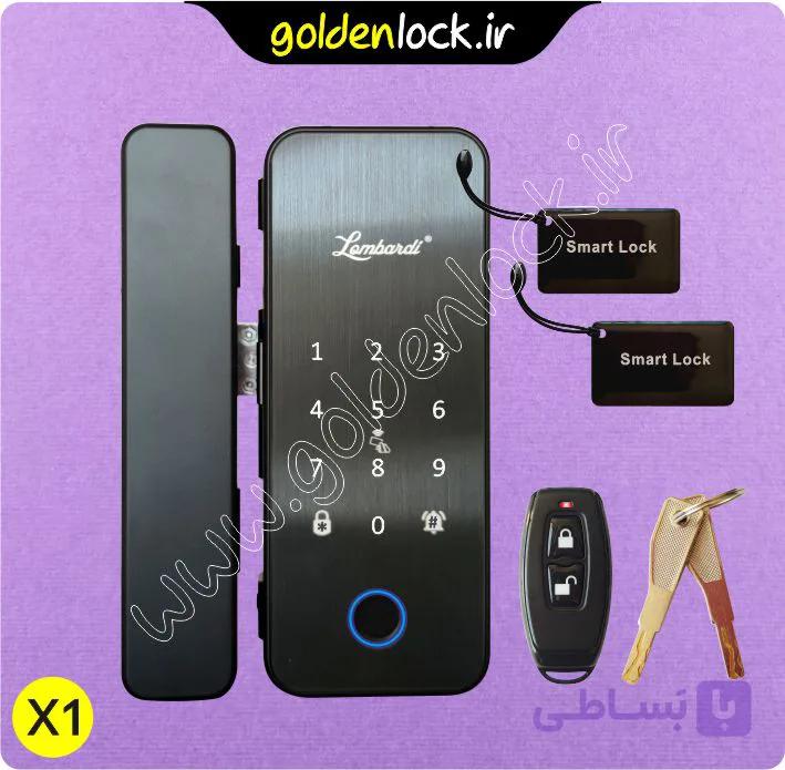 قفل الکترونیکی شیشه سکوریت برند لومباردی — تصویر 1