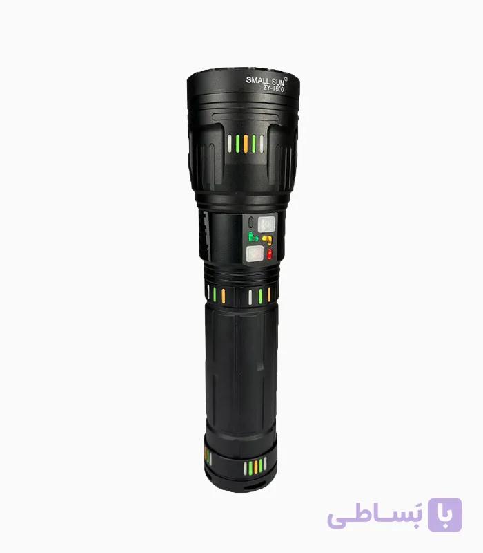 چراغ قوه اسمال سان مدل ZY-G600 – جعبه فلزی اصلی — تصویر 1