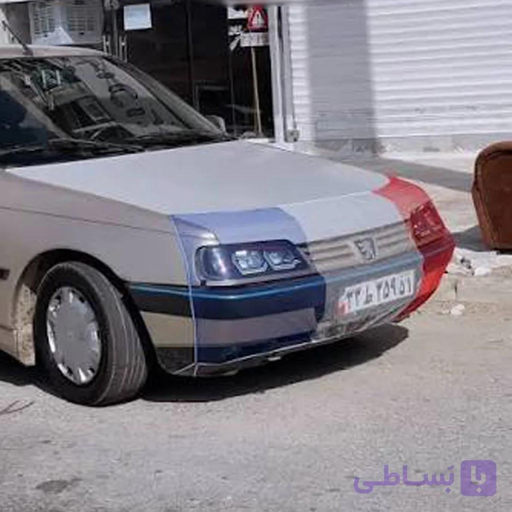 توری پشه بندی سپر و جلو پنجره طرح فرانسه کد 13793 — تصویر 1