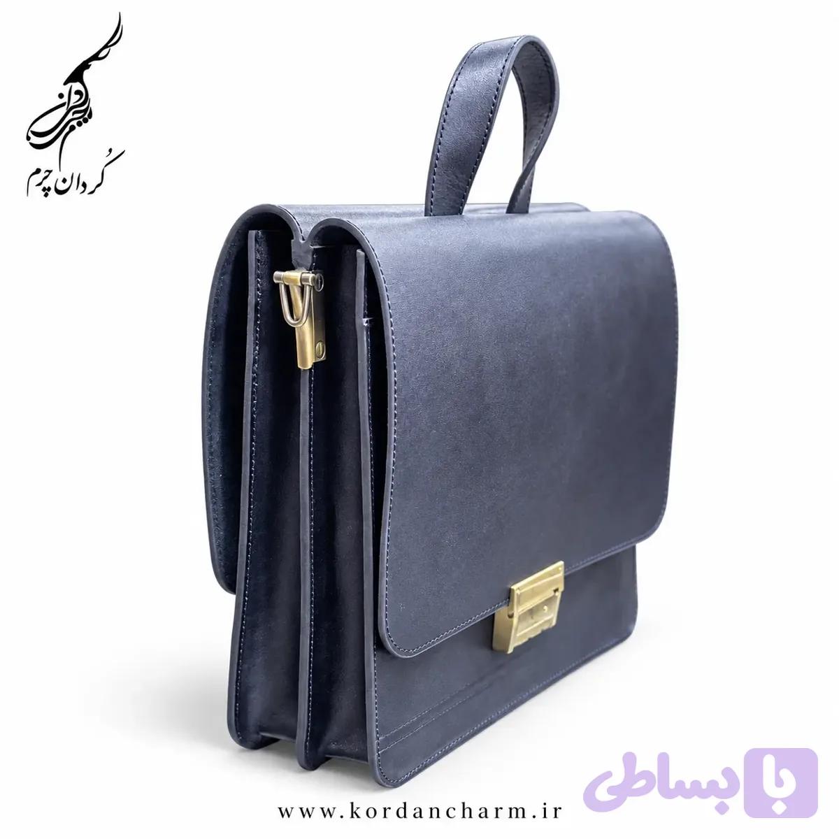 کیف اداری چرم طرح ساده — تصویر 1