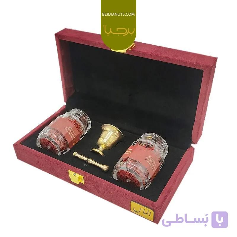 زعفران سوپر نگین الماس دو مثقالی