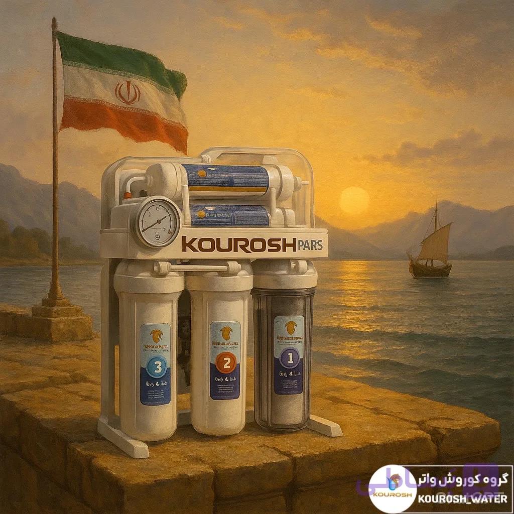 دستگاه تصفیه آب خانگی ۷ مرحلهای کوروش مدل پـارس