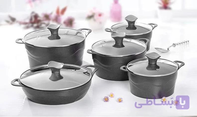 سرویس قابلمه 10 پارچه دالغا مدل Full-A