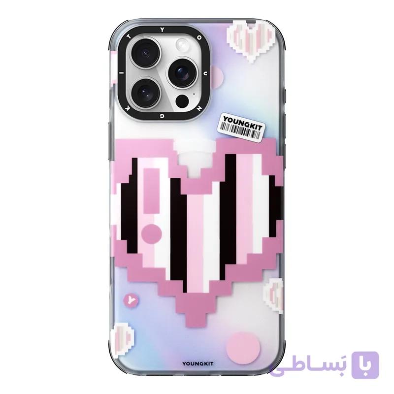 کیس Youngkit مدل Pixel Heartbeat برای آیفون 15 پرومکس — تصویر 1