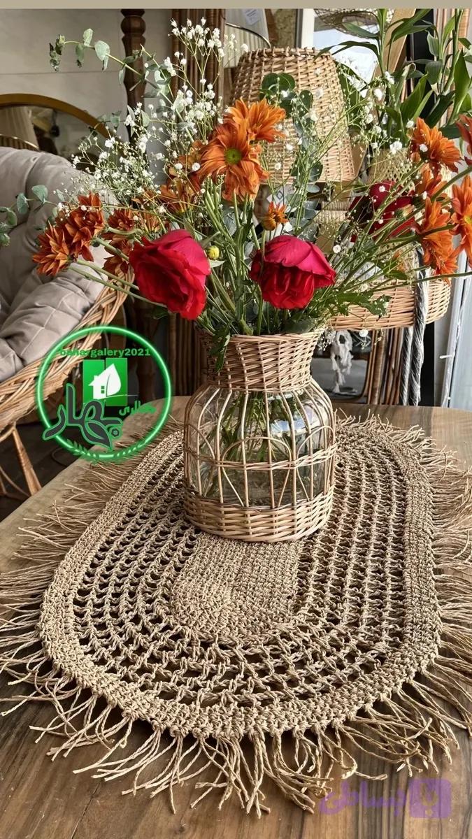 گلدان پیرکس مرواربافی (کد 0C0IV)