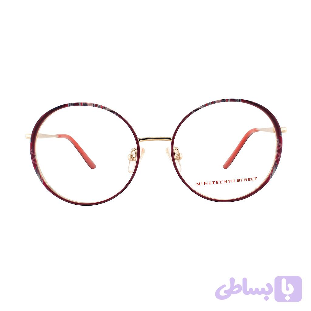 فریم عینک طبی دخترانه کائوچو ناینتین استریت مدل گرد
