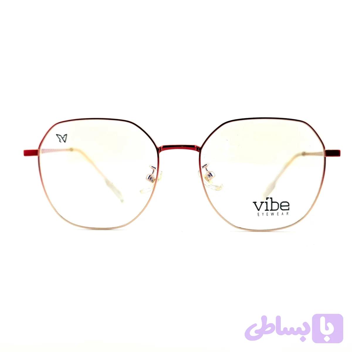 فریم عینک طبی زنانه فلزی Vibe مدل مربعی