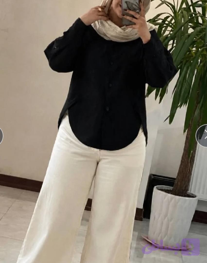 شومیز زنانه لینن (کد A9QV4)