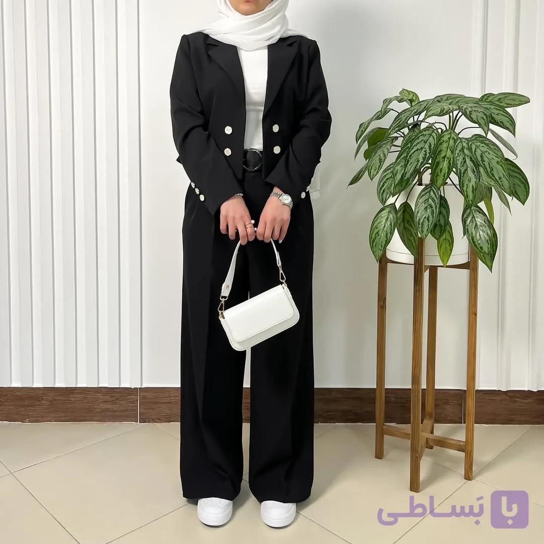 ست کراپ کت و شلوار مانا ‎