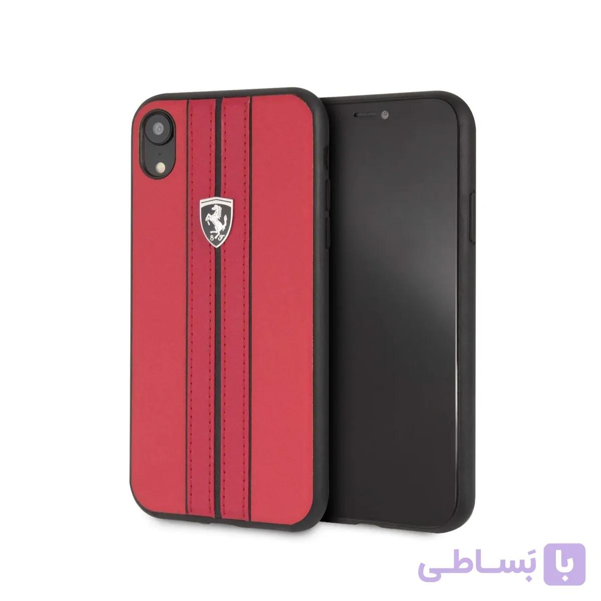 قاب چرمی آیفون XR طرح فراری برند CG Mobile — تصویر 1
