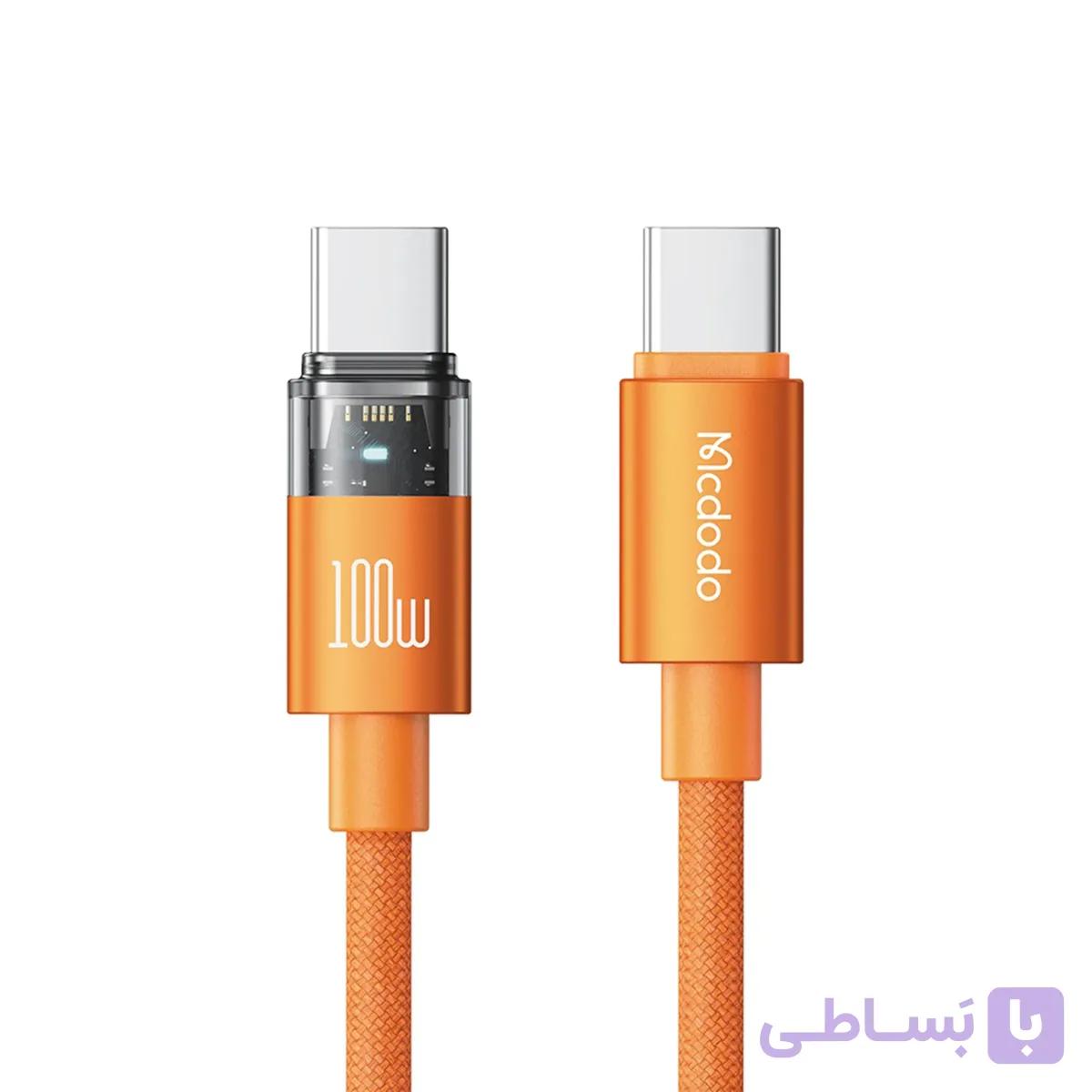 کابل دو سر تایپ سی 100 وات مدل Mcdodo CA-5585 — تصویر 1
