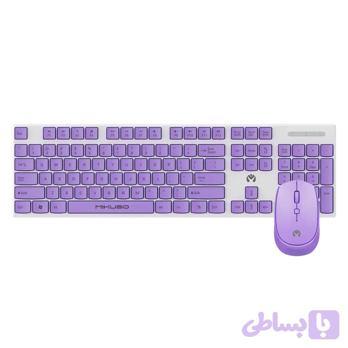 کیبورد و موس بی سیم Mikuso KB-C026 — تصویر 1