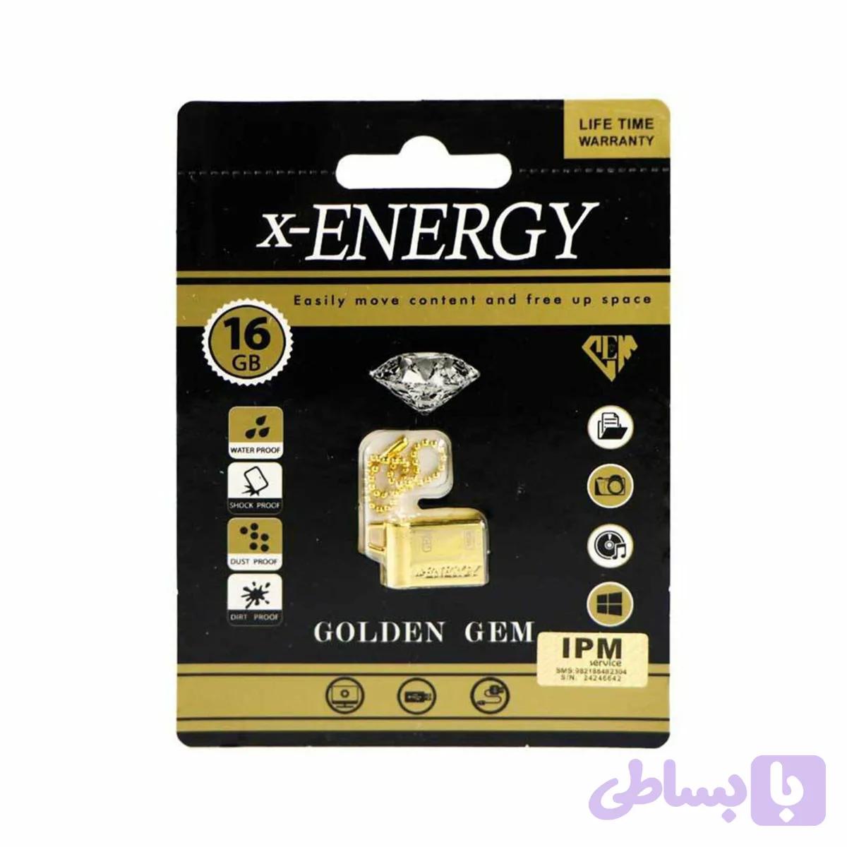 فلش 16 گیگ طلایی X Energy — تصویر 1