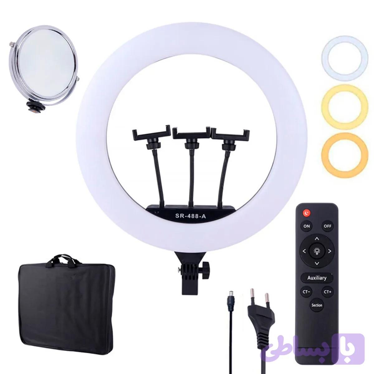 رینگ لایت با پایه سی یرا مدل Sierra SR-488 — تصویر 1