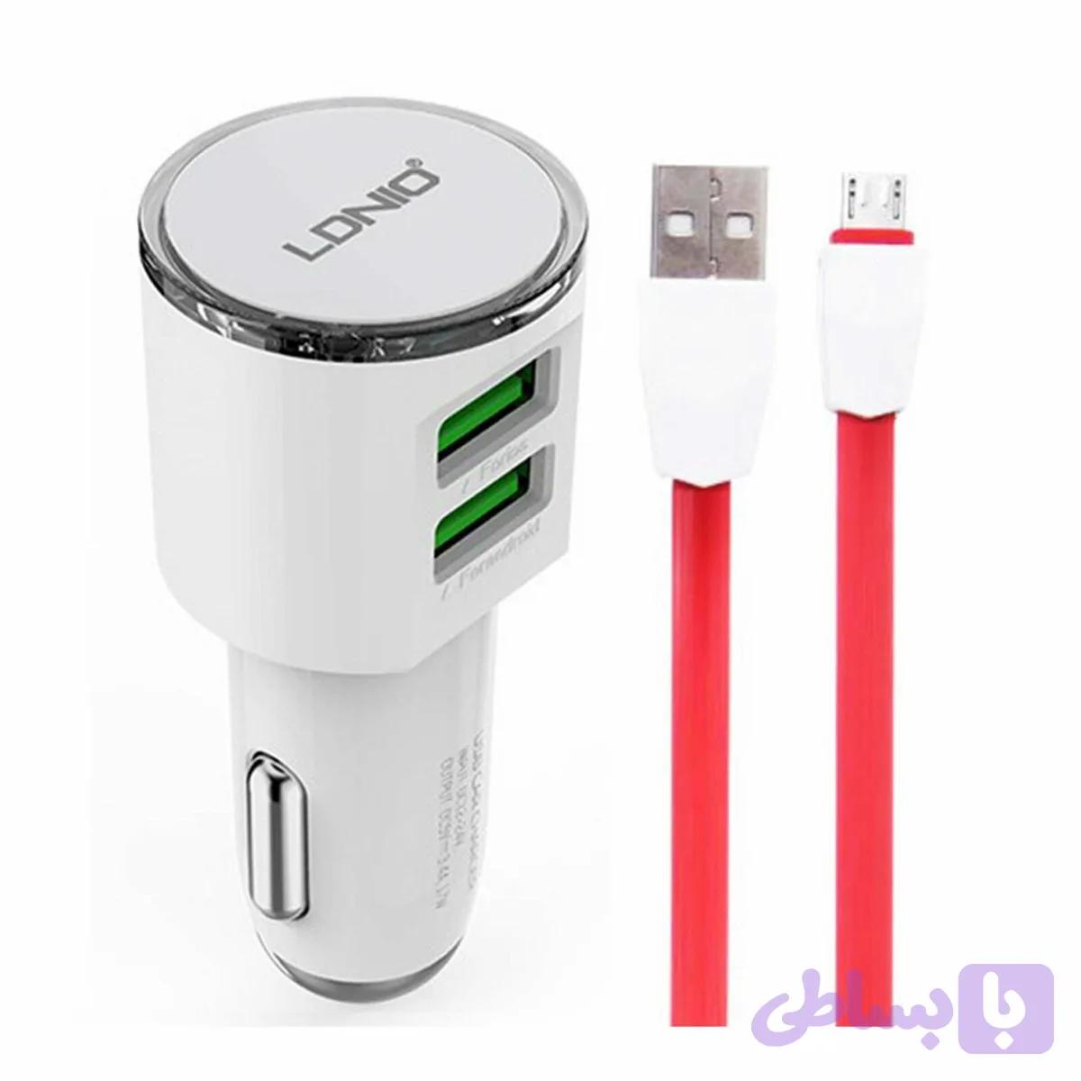 شارژر فندکی LDNIO DL-C29 — تصویر 1