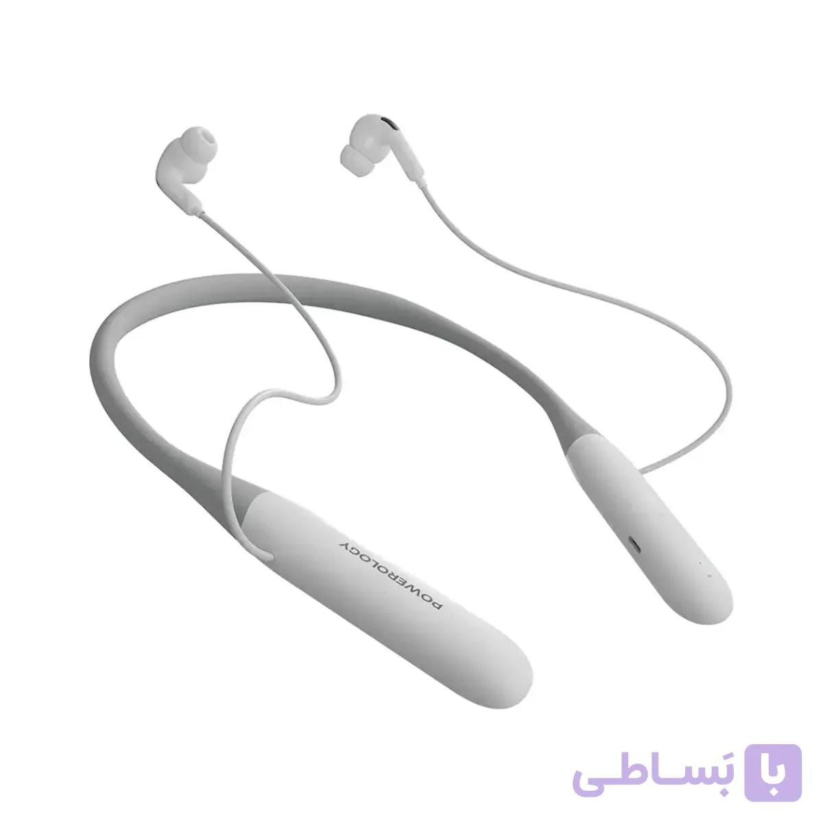 هندزفری بلوتوثی دورگردنی پاورلوجی مدل Powerology Toneflex — تصویر 1